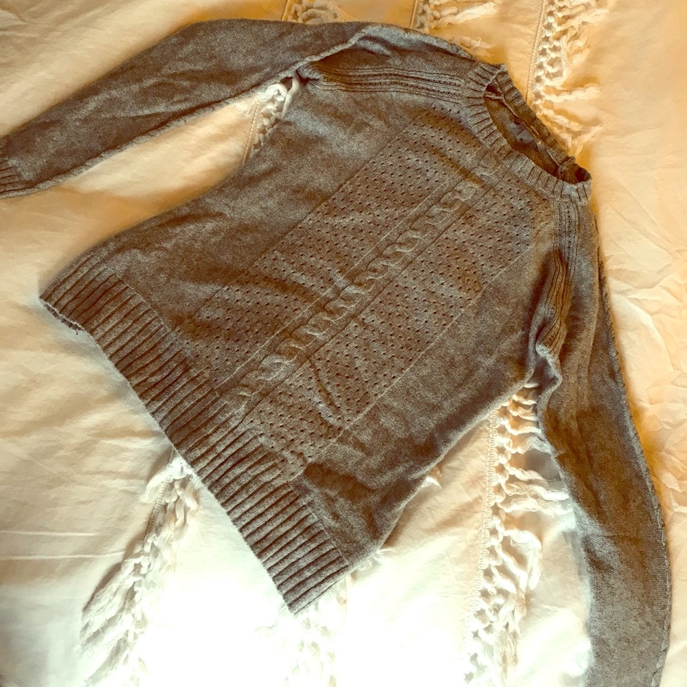 Smartwool cable-knit crew neck sweater